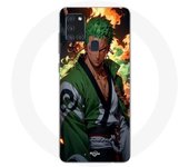 Coque Maniacase pour Samsung Galaxy A21s One piece Zoro manga anime 3D art