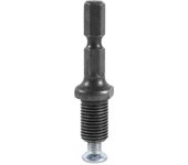 Adaptador de vástago hexagonal para taladro percutor eléctrico, rosca de 38  24UNF con tornillo