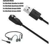 Accesorios para auriculares Cable USB Adaptador de base Cable de carga rápida Auriculares de conducción ósea Cargador