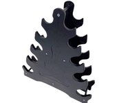 Soporte para mancuernas, soporte para mancuernas de 5 niveles, soporte para pesas, organizador de almacenamiento para gimnasio en casa