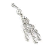 Les Trésors De Lily [H9387] - Piercing corporal 'Déesse' blanco blanco