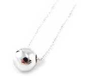 Les Trésors De Lily [H5547] - Collar de plata 'Billes' (rodiado) - 1 cm plata