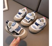Zapatillas Zapatos para caminar para bebé Otoño Nuevos Zapatos deportivos de suela suave para niño de 0 a 3 años Zapatos casuales de felpa para niña Zapatos para bebé recién nacido Niño Zapatos Niña 16-insole12cm caqui