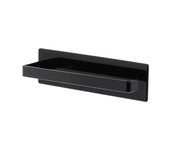 Toallero magnético para baño Yamazaki Jitsugyo, color negro, aprox.. Toallero de baño Tower 3268 (ancho 18 x profundidad 4,5 x alto 5 cm)