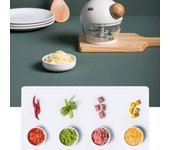 Molinillo de ajo Manual, picadora de frutas multifunción, picadora tipo tirador, trituradora de carne de zanahoria, accesorio de cocina, comida para bebés, alimentos líquidos