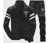 Conjunto deportivo de manga larga para hombre: Chaqueta y pantalones casuales para todas las estaciones M (for 80-100 kg)
