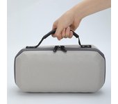 Estuche de viaje compatible con el proyector Samsung TheFreestyle de EVA, carcasa rígida, portátil, de almacenamiento y transporte. gris
