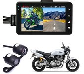 Cámara de motocicleta DVR Motor KY-MT18 cámara de salpicadero especial de doble pista grabadora trasera delantera visión nocturna sensor G motocicleta caja negra