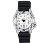 Reloj automático para hombre Ratio FreeDiver Professional 500M con esfera blanca y zafiro 32BJ202A-WHT blanco