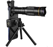 Teleobjetivo monocular para teléfono, práctico y portátil con clip, enfoque largo de 32x