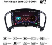 Para Nissan Juke 2010-2014 con botón perilla Android Car Radio reproductor Multimedia navegador estéreo GPS 2 Din 1 + 16GB 1+16GB