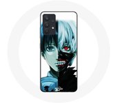 Coque pour Samsung Galaxy A13 4G / A13 4G Lite Tokyo Ghoul Visage Moitié