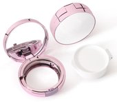 Estuche de maquillaje portátil con cojín de aire vacío de 15 g, contenedor con esponja en polvo y espejo para base de crema BB 1