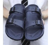 Sandalias de pareja y zapatillas zapatos casuales de playa para hombre 36 negro