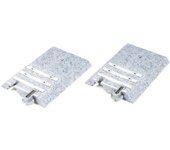 Plataforma de vía articulada KATO escala HO, 2 piezas, suministros para modelismo ferroviario 2-099