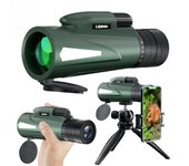 Telescopio monocular de suministro directo de fábrica 10-30X50 Zoom continuo HD Telescopio con cámara de teléfono móvil para exteriores