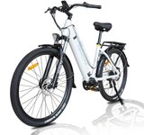 batería montada media del motor 48V16AH de 500W bicicleta eléctrica del camino urbano de 7 velocidades del freno hidráulico del neumático de 27,5 pulgadas