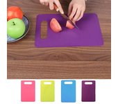 Bloque de corte antideslizante para picar cocina, herramienta de tablero de placa de cocina de Color sólido púrpura