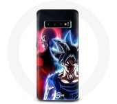 Coque pour Samsung Galaxy S10 Plus Anime Dragon Ball Goku et Jiren