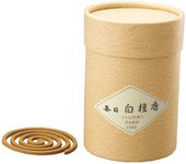 Bobina de incienso de sándalo Nippon Kodo Mainichi (20 rollos) marrón