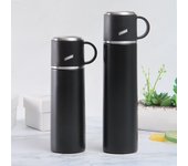 Frasco de vacío de acero inoxidable 304 con taza de agua portátil de doble propósito para hombres y mujeres, tazas de regalo portátiles tipo bala de negocios. 301-400ml rojo