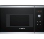 Bosch | Horno Microondas | BFL523MS0 | Encastrable | 20 L | 800 W | Acero inoxidable/Negro