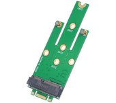 Tarjeta adaptadora MSATA a NGFF, placa base, convertidor SATA a M.2 NGFF MSSD