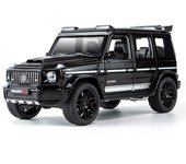 1:Coche modelo fundido a presión de aleación Benz G800 a escala 22, vehículo de juguete extraíble con luz y sonido para niños y adultos, regalo 1/22-21.5x9.3x9.3cm blanco