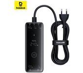 Baseus-cargador Digital GaN de 240W para ordenador portátil, cargador Usb C para Lenovo, HP, Macbook, con puerto CC, carga rápida para iPhone y Xiaomi