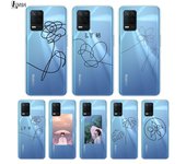 Ámate a ti mismo Flor Kpop Para Realme 8 8i V3 V5 GT Neo Edición Flash Explorer Master Neo2 Narzo 30 50i 50A C21Y Funda de Teléfono Realme 8 4G
