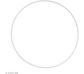 Cercle nu en métal - Non spécifié - 40 cm - Blanc - Rond - Intérieur