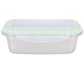 Fiambrera portátil de acero inoxidable para picnic al aire libre de 850 ml con sellado para alimentos