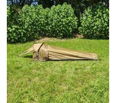 Tienda de campaña ultraligera para una sola persona, impermeable, para acampar, hacer senderismo y mochilerismo. verde