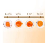 Vaporera para microondas con capacidad para 1/4 de huevo, fácil y rápida, 5 minutos para cocinar huevos duros o blandos. Herramientas de cocina. 1 egg