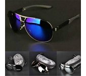 Gafas de sol polarizadas para hombres que conducen gafas deportivas al aire libre Gafas casuales one size azul