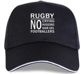 Rugby - Sin futbolistas - Gorra de béisbol divertida unisex Inglaterra Escocia Gales Irlanda Unión Cool Casual orgullo Unisex Nuevo