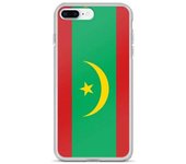 Funda iPhone - Mauritania - Drapeau - Souple - Plástico transparente - Compatible iPhone 7 Plus