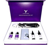 Kit de batería de extensiones de cabello ultravioleta invisibles de extensiones de cabello ligeras originales v
