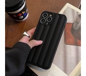 Funda de teléfono suave con columna romana 3d para Iphone 14 12 11 13 Pro Max Mini Xr X Xs 7 8 Plus, cubierta protectora de lente de moda en 11 colores For iPhone14 Pro Max negro mate