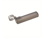 Estuche portátil transparente para palillos de dientes, estuche portátil de plástico para palillos de dientes, soporte transparente para palillos de dientes para viajes al aire libre, cocina y suministros de restaurante. Gray