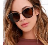 Gafas de sol de moda con forma de ojo de gato, gafas de sol a prueba de rayos ultravioleta para mujer, gafas de sol vintage con degradado, gafas de sol sexis con estampado de leopardo púrpura