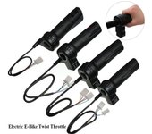 Manillar de velocidad Acelerador Piezas de scooter eléctrico E-Bike Twist Acelerador Ciclismo Agarre del acelerador 8