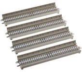 TOMIX N Gauge PC Rail con Viaducto F Juego de 4 1826 Suministros para Modelismo Ferroviario HS158.5-PC