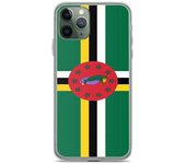 Funda iPhone - Drapeau Dominique - iPhone 11 Pro - Souple - Multicolore - Verticale