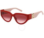 Gafas de sol con efecto ojo de gato en degradado rojo para mujer de Marc Jacobs MARC 645 S 092Y TX 57