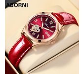 Reloj ABORNI Reloj de moda hueco para mujer Reloj de cuarzo Reloj de tendencia para mujer