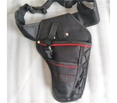 Bolsa de herramientas para electricistas de alta resistencia, portabrocas con bolsillo para guardar taladros en la cintura y cinturón