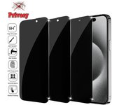 Vidrio templado de privacidad para iPhone 15Promax 15 Pro 15 Plus 14 Pro 14 Plus X XS XS Max 11 12 13 Mini XR 6S 7 8 Plus Protector de pantalla antiespía Flim iPhone 6 (6S) negro