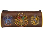 HARRY POTTER Estuche para lápices con escudo de Hogwarts One Size marrón