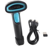 Escáner de código de barras inalámbrico de 2,4 G, lector de código QR 1D CCD portátil para entrega en supermercados, 5 V